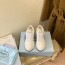 프라다 PRADA 2023 SS 트라이앵글 삼각로고 투톤 핑크텝 여성 슈즈 커스텀급