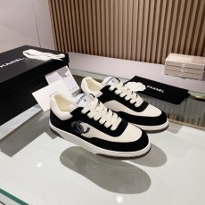 샤넬 CHANEL 2023 SS CC로고 투톤 스웨이드 블랙 여성 슈즈 커스텀급