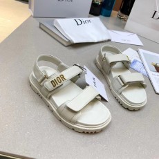 디올 DIOR 2023 SS 캐릭터 로고 아이보리 여성 샌들 커스텀급