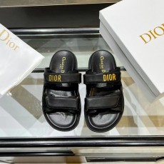 디올 DIOR 2023 SS 캐릭터 로고 아이보리 여성 슬리퍼 커스텀급