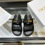 디올 DIOR 2023 SS 캐릭터 로고 아이보리 여성 슬리퍼 커스텀급