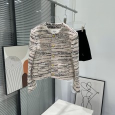 셀린느 CELINE 2023 SS 트위드 포켓 여성 자켓 커스텀급