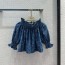 디올 DIOR 2023 SS 캐릭터 데님 프릴 블라우스 치마 여성 세트 커스텀급