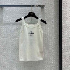 펜디 FENDI 2023 SS 캐릭터 자수 로고 여성 나시티 커스텀급