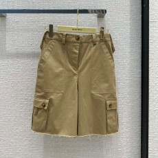 미우미우 MIUMIU 2023 SS 포켓 라인 빈티지 여성 치마 커스텀급