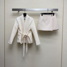 디올 DIOR 2023 SS 리본벨트 포켓 아이보리 여성 자켓 커스텀급