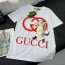 구찌 GUCCI 2023 SS 캐릭터 캣 라운드넥 화이트 여성 반팔티 커스텀급