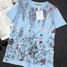 디올 DIOR 2023 SS 캐릭터 로고 라운드넥 민트 여성 반팔티 커스텀급