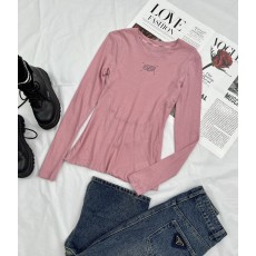 메종 마르지엘라 MAISON MARGIELA 2023 SS 로고 핑크 여성 긴팔티 커스텀급