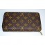 루이비통 Louis Vuitton 모노그램 지퍼돌이 장지갑 M61723