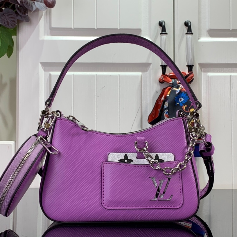 루이비통 LOUIS VUITTON 2023 SS 에삐 마렐리니 숄더백 퍼플 M20998 커스텀급