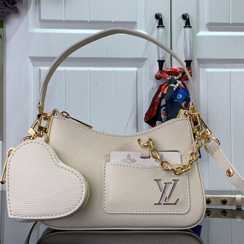 루이비통 LOUIS VUITTON 2023 SS 에삐 마렐리니 숄더백 아이보리 M22941 커스텀급