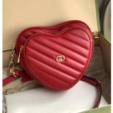 구찌 GUCCI 2023 SS 인더로킹 GG 미니 숄더백 751628 레드 커스텀급