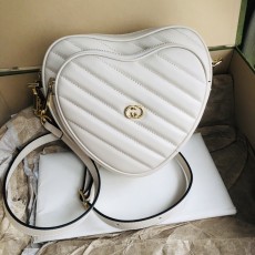 구찌 GUCCI 2023 SS 인더로킹 GG 미니 숄더백 751628 화이트 커스텀급