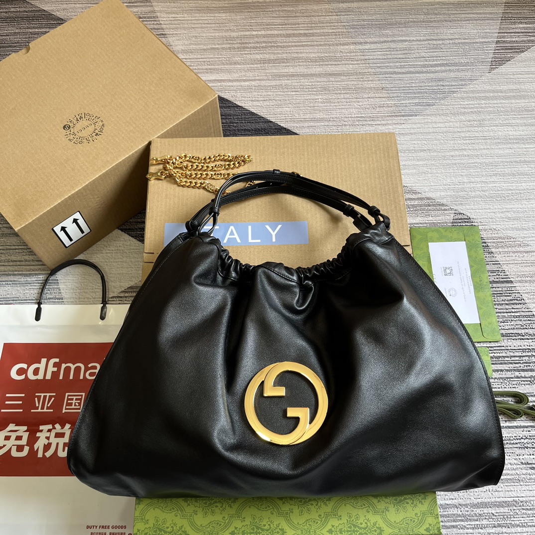 구찌 GUCCI 2023 SS 블론디 레더 토트백 라지 747372 커스텀급