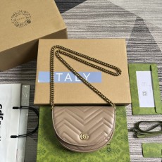 구찌 GUCCI 2023 SS 마몬트 마틀라세 체인 미니백 베이지 746431 커스텀급