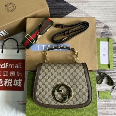 구찌 GUCCI 2023 SS 블론디 미듐 쟈가드 브라운 크로스백 721172 커스텀급