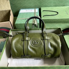 구찌 GUCCI 2023 SS 토널 G 스몰 더플백 그린 725701 커스텀급