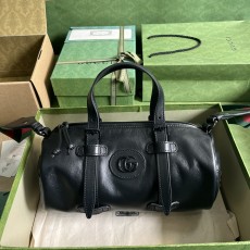 구찌 GUCCI 2023 SS 토널 G 스몰 더플백 블랙 725701 커스텀급