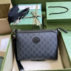 구찌 GUCCI 2023 SS 인더로킹 G 메신저백 블랙 760021 커스텀급