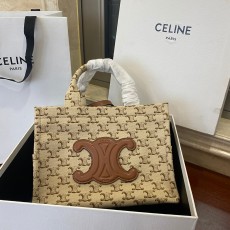 셀린느 CELINE 2023 SS 트리오페 카바스 텍스타일 스몰 토트백 199162 커스텀급