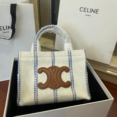 셀린느 CELINE 2023 SS 트리오페 스트라이프 스몰 토트백 199162 커스텀급
