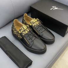 쥬세페 자노티 GIUSEPPE ZANITTI 2023 SS 블랙 골드 남성 슈즈 커스텀급