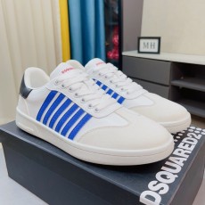 디스퀘어드 DSQUARED2 2023 SS 블루 스트라이프 화이트 남성 슈즈 커스텀급