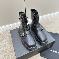 질샌더 JIL SANDER 2023 SS 벨트버클 블랙 여성 쇼트부츠 커스텀급