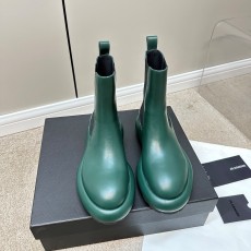 질샌더 JIL SANDER 2023 SS 투톤 그린 여성 쇼트부츠 커스텀급