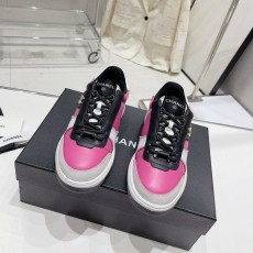샤넬 CHANEL 2023 SS CC로고 투톤 핑크 화이트텝 여성 슈즈 커스텀급