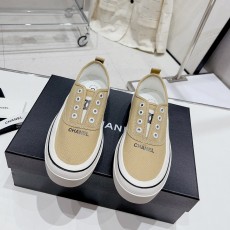 샤넬 CHANEL 2023 SS 로고 라인 베이지 여성 슈즈 커스텀급