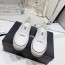 샤넬 CHANEL 2023 SS 로고 라인 화이트 여성 슈즈 커스텀급