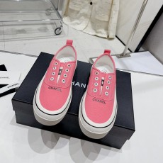 샤넬 CHANEL 2023 SS 로고 라인 핑크 여성 슈즈 커스텀급
