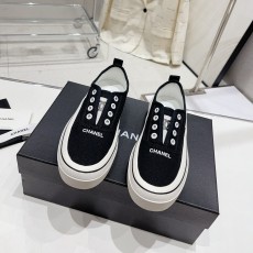 샤넬 CHANEL 2023 SS 로고 라인 블랙 여성 슈즈 커스텀급