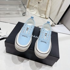 샤넬 CHANEL 2023 SS 로고 라인 민트 여성 슈즈 커스텀급