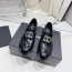 샤넬 CHANEL 2023 SS 패치로고 레더 스티치 블랙 여성 슈즈 커스텀급