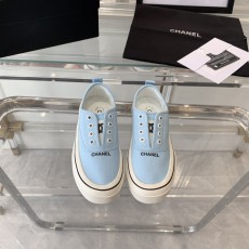 샤넬 CHANEL 2023 SS 로고 라인 민트 여성 슈즈 커스텀급
