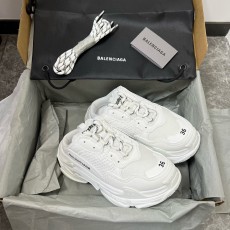 발렌시아가 BALENCIAGA 2023 SS 트리플 올화이트 뮐 커플 슈즈 커스텀급