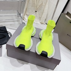 발렌시아가 BALENCIAGA 2023 SS 스피드러너 형광옐로우 커플 슈즈 커스텀급