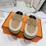 에르메스 HERMES 2023 SS 퍼장식 투톤 베이지 커플 슈즈 커스텀급