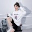 모스키노 MOSCHINO 2023 SS 캐릭터 로고 여성 후드티 화이트 커스텀급