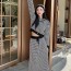 디올 DIOR 2023 SS 체크무늬 후드자켓 스커트 여성 세트 커스텀급