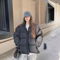발렌시아가 BALENCIAGA 2023 SS 로고 후드 여성 패딩 블랙 커스텀급