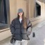 발렌시아가 BALENCIAGA 2023 SS 로고 후드 여성 패딩 블랙 커스텀급