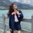 생로랑 SAINT LAURENT 2023 SS 캐릭터 투톤 여성 자켓 커스텀급