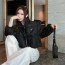 프라다 PRADA 2023 SS 캐릭터 무늬 삼각로고 여성 패딩 커스텀급