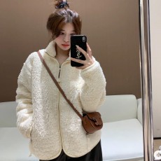 질샌더 JIL SANDER 2023 SS 양털 지퍼포켓 여성 자켓 커스텀급