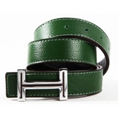HERMES 에르메스 H로고 가죽 벨트 H09