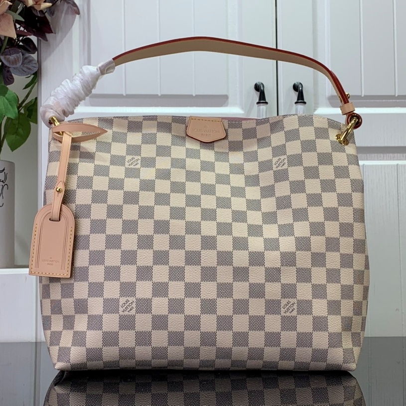 루이비통 LOUIS VUITTON 2024 SS 다미에 아주르 그레이스풀 호보백 PM N42249 미러급